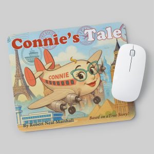 Connie's Tale Airplane Mouse Pad